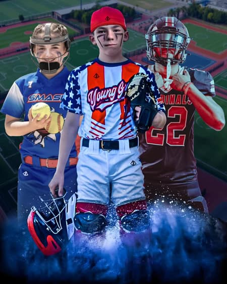 Youth baseball, softball, football, and hockey gear from Area Gear Store for young athletes. Shop protective equipment, uniforms, and accessories for youth sports teams.